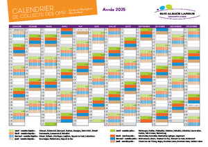 Calendrier du Tri 2025